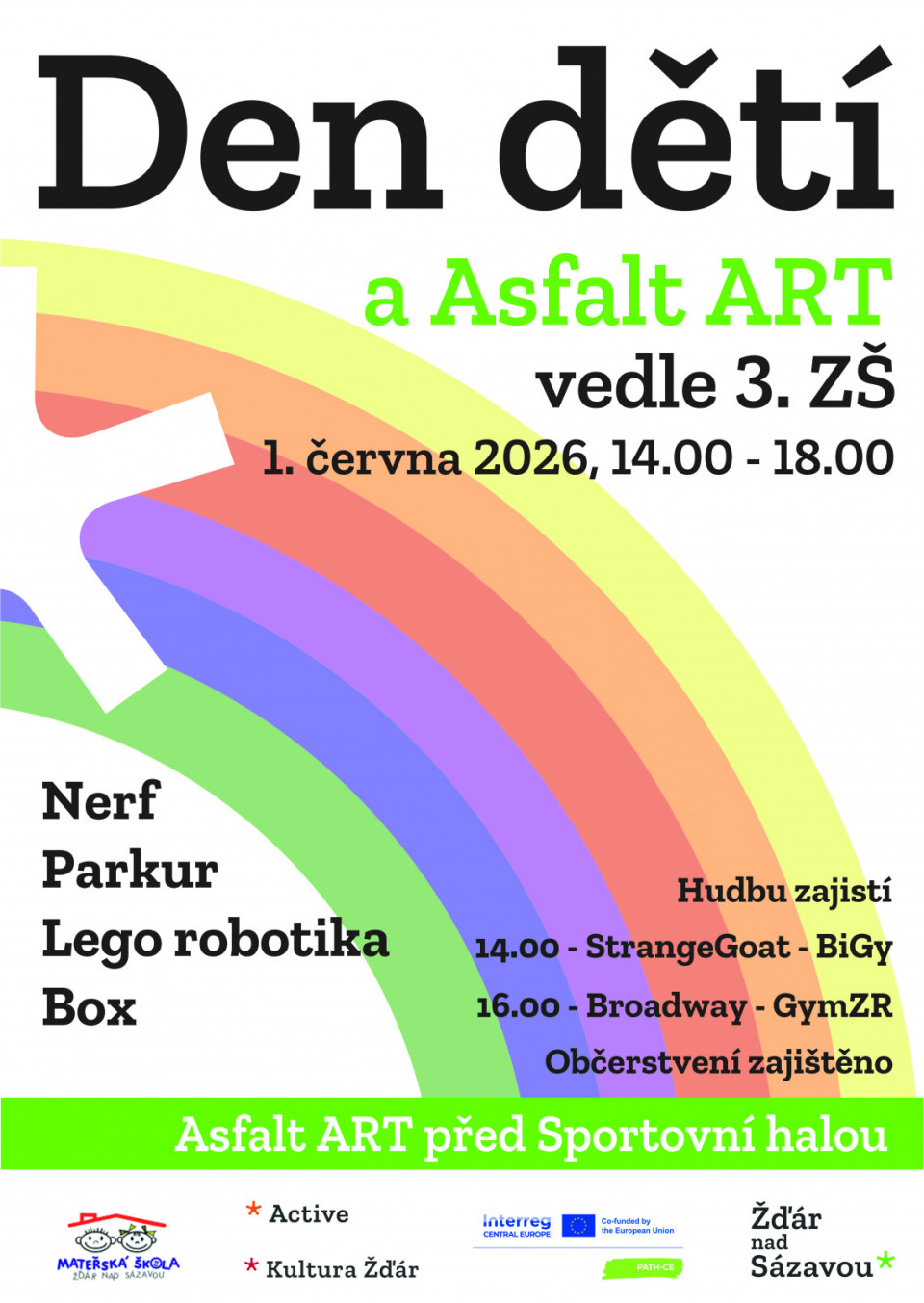 Den dětí a Asfalt Art