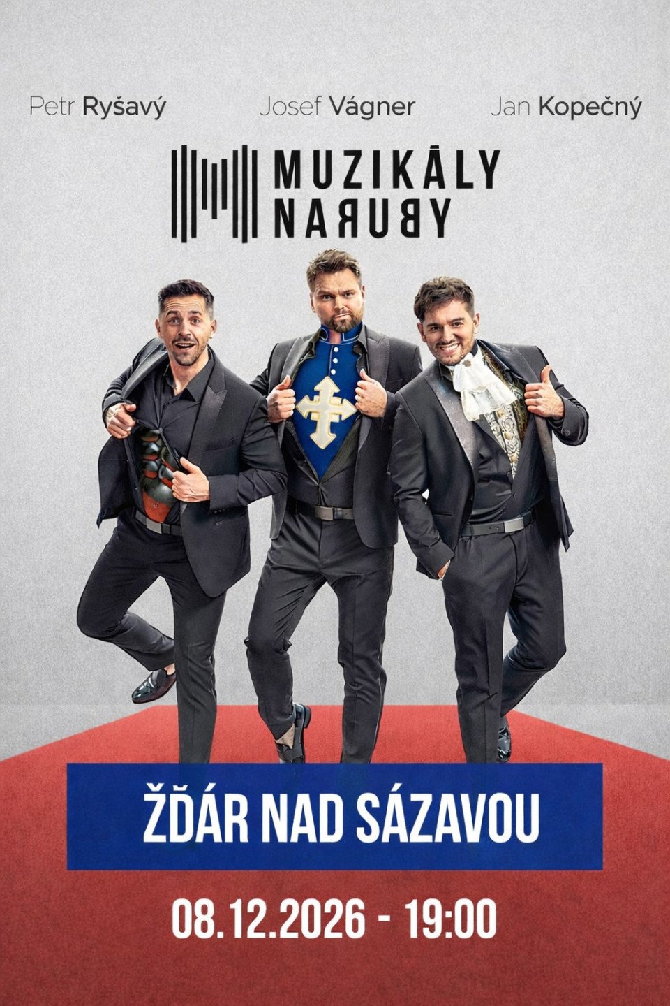 MUZIKÁLY NARUBY - Josef Vágner & Petr Ryšavý & Jan Kopečný