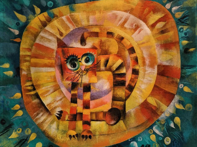 ILDA PITROVÁ / tapiserie - MICHAL PAVLOVSKÝ / dřevěné artefakty