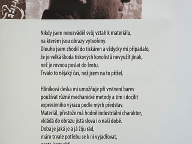JAN HANUŠ / obrazy - PETR ŠEVČÍK / keramika