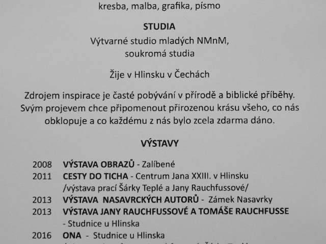 JANA RAUCHFUSSOVÁ - Obrazy