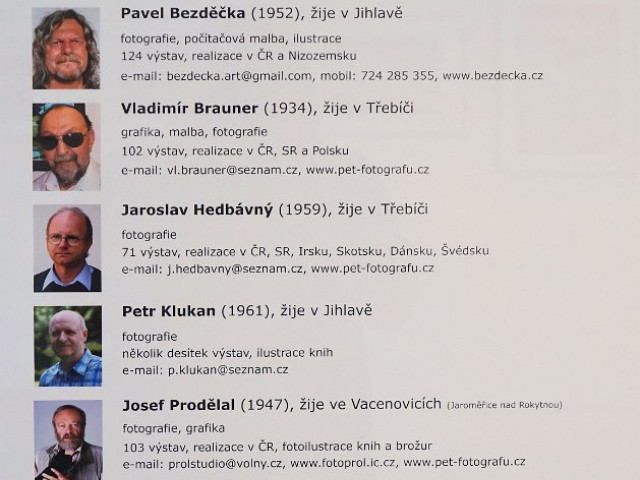 KLUB VÝTVARNÝCH UMĚLCŮ JIHLAVA - fotografie a plastiky