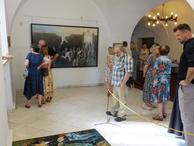 ,,Na věky tvůj, na věky svůj“ Jiří Vincenc Slavíček - olejomalba