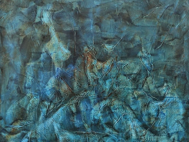BLUES Z PANELÁKU - Pavel Hlaváč, obrazy