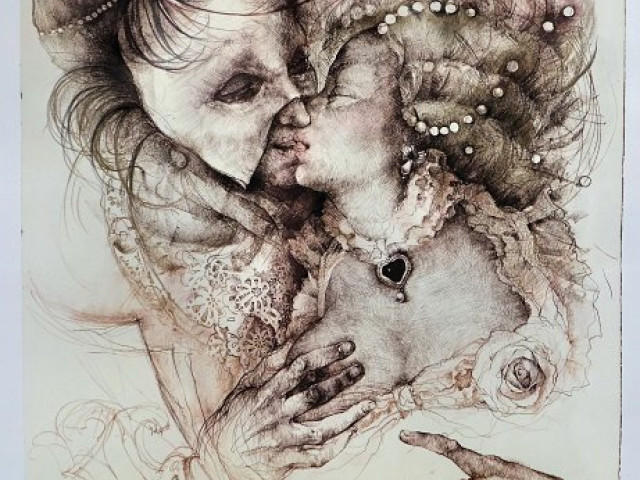 MARINA RICHTEROVÁ / GRAFIKA - VÝSTAVA KLUBU FILATELISTŮ