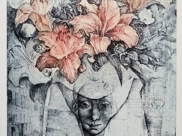MARINA RICHTEROVÁ / GRAFIKA - VÝSTAVA KLUBU FILATELISTŮ