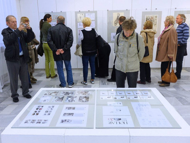 MARINA RICHTEROVÁ / GRAFIKA - VÝSTAVA KLUBU FILATELISTŮ