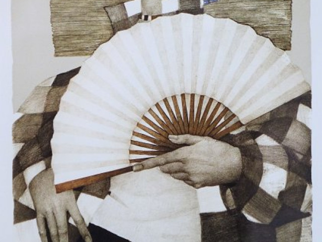 MARINA RICHTEROVÁ / GRAFIKA - VÝSTAVA KLUBU FILATELISTŮ